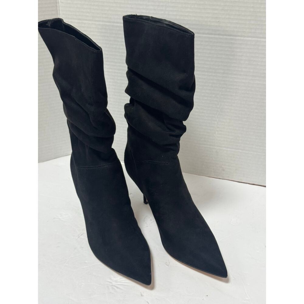 Nine West Slouch Women's Pointy Toe Stiletto Heel Dress Booties black 7.5 NWOB - Picture 4 of 5